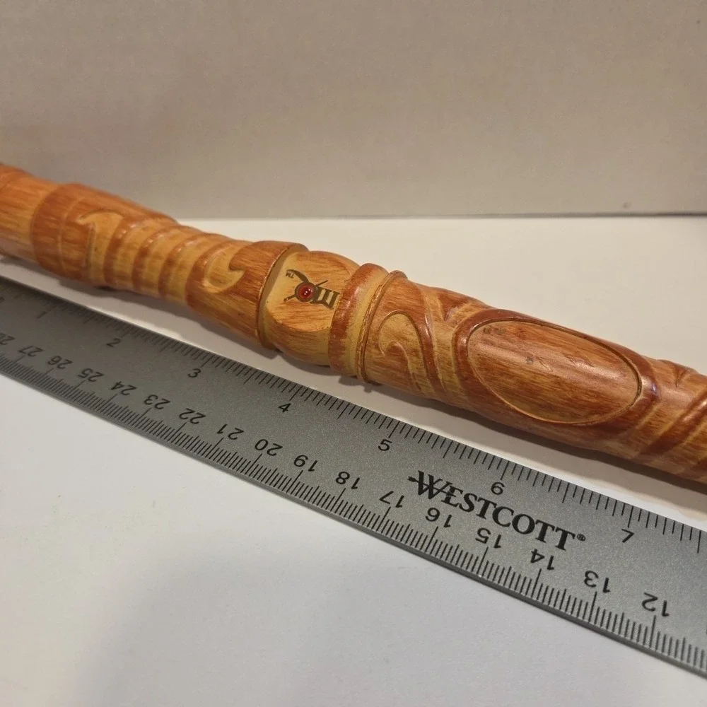 Great Wolf Lodge Magiquest Engraved Wood Wand - Untested